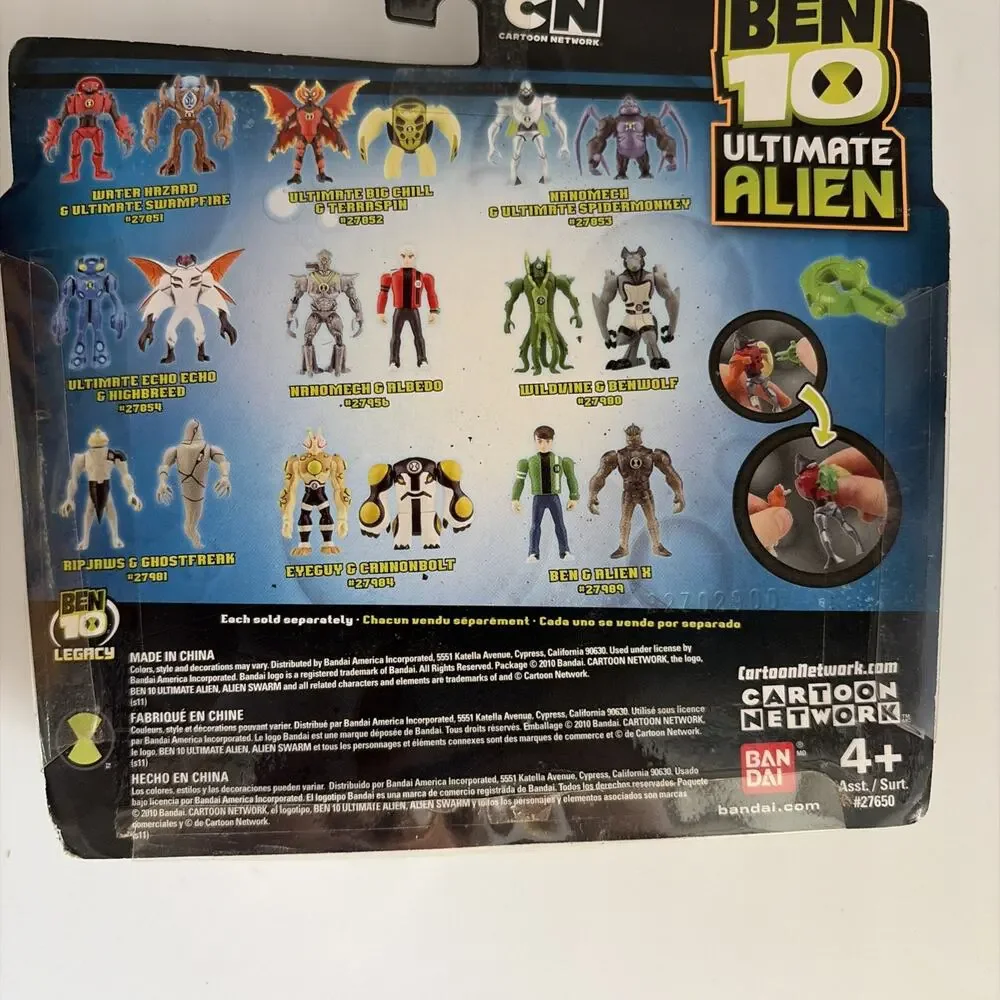 NEW 2011 Ben 10 ULTIMATE ECHO ECHO & HIGHBREED Alien Creation Figure Set NIP